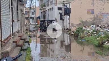 अम्बाला: अंबाला छावनी के सत्संग विहार में पानी निकासी न होने से जनता परेशान