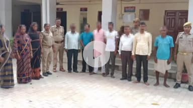 शाहगंज: खुटहन पुलिस ने शांति भंग के मामले में 10 अभियुक्तों को किया गिरफ्तार