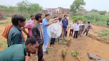 तारानगर: तारानगर में रिकॉर्ड 180 एमएम बारिश दर्ज, अनेक घर हुए क्षति ग्रस्त, बनी बाढ़ की स्थिति, भाजपा नेता जांगिड़ ने लिया जायजा