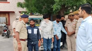 सायला: सायला में रील बनाने के बहाने बुलाकर डरा-धमकाकर ₹1.93 लाख लूटे, पुलिस ने 4 आरोपियों को किया गिरफ्तार