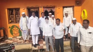 भोकरदन: नळणी येथे शरद पवार राष्ट्रवादी गटाचे माजी आमदार चंद्रकांत पाटील दानवे यांनी दिली सांत्वन पर भेट