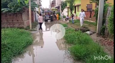 संपतचक: गौरीचक में जल जमाव से जनजीवन बेहाल, बीजेपी सांसद और राजद विधायक पर उठे सवाल #jansamasya