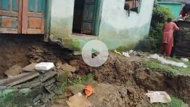 सलूणी: टिक्कर गांव में विधवा महिला का पीएम आवास योजना के तहत बना घर जमींदोज, परिवार ने मुश्किल से बचाई जान