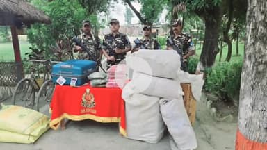 कुरसाकांटा: एसएसबी ने भारत-नेपाल सीमा पर तस्करी का भंडाफोड़ किया, बड़ी मात्रा में सामान किया जब्त