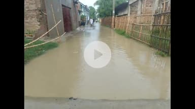 परिहार: परिहार में बारिश से किसानों के चेहरे खिले, सड़कों पर जलजमाव से आमजन परेशान