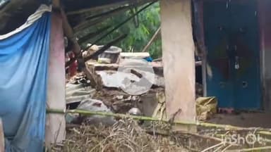 गुना: खोखर गांव में बाढ़-बारिश से उजड़े आशियाने, 6-7 परिवार बेघर, प्रशासन ने सरकारी स्कूल में ठहराया