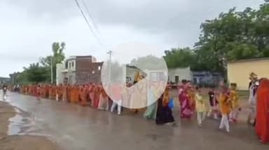 मारवाड़ जंक्शन: मारवाड़ जंक्शन सवराड ग्राम हनुमान सागर से निकली कावड़ यात्रा, सैकड़ों महिलाओं ने लिया हिस्सा
