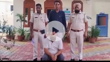 हनुमानगढ़: टाउन पुलिस ने एक युवक को देशी कट्टा व 3 कारतूस के साथ किया गिरफ्तार