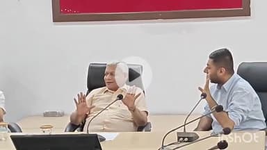 भीलवाड़ा: कलेक्ट्रेट सभागार में सांसद सड़क सुरक्षा समिति की बैठक में एलीवेटेड रोड के निर्माण को मिली प्राथमिकता, सांसद रहे मौजूद