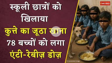 CG News: स्कूल में छात्रों को खिलाया कुत्ते का जूठा खाना, 78 बच्चों को लगा एंटी-रेबीज़ डोज़