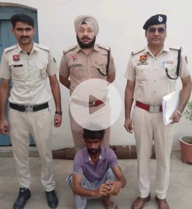 अम्बाला: थाना नारायणगढ़ में चोरी के मामले में आरोपी गिरफ्तार, सामान बरामद