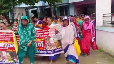 दरभंगा: 12 अगस्त 2023 के समझौते के अनुसार आशा को पारितोषिक की जगह मानदेय दिया जाए: ऐक्टू