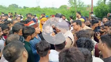 घाटमपुर: बरनाव मोड़ पर कांवड़ियों ने किया बवाल, स्कॉर्पियो में की तोड़फोड़