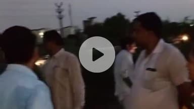 हनुमानगढ़: जिला मुख्यालय पर पूर्व सभापति संतोष बंसल और निवर्तमान सभापति सुमित रिणवा ने पानी निकासी की व्यवस्थाओं का लिया जायजा