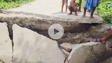 कुरसाकांटा: कलभट पुल ध्वस्त होने से राहटमीणा पंचायत के वार्ड संख्या-10 में ग्रामीणों की परेशानी बढ़ी, कई गांवों का संपर्क टूटा