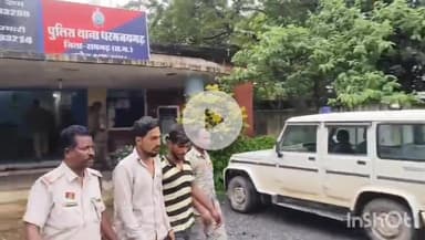 उदयपुर धरमजयगढ़: धरमजयगढ़ पुलिस ने भारतमाला परियोजना में लगे उपकरणों की चोरी करने वाले दो सगे भाइयों को किया गिरफ्तार