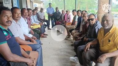 खूंटी: स्टेशन स्थित जयमंगल मुंडा के आवास पर विश्व आदिवासी दिवस को लेकर बैठक आयोजित