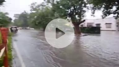 टीकमगढ़: टीकमगढ़ में बारिश से खुली नगर पालिका की पोल, ईदगाह बना स्विमिंग पूल