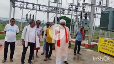 त्योंथर: त्यौंथर के पूर्व विधायक श्यामलाल द्विवेदी ने चौराघाट विद्युत सब स्टेशन का किया निरीक्षण, व्यवस्थाओं का लिया जायजा