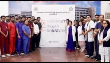 ऋषिकेश: एम्स में अंगदान माह एवं अंगदान दिवस के अवसर पर वाक्य दौड़ और मीटिंग आयोजित, आम लोगों को दी गई जानकारी
