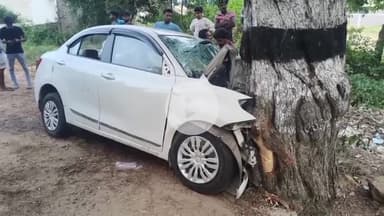 ஆர்.கே. பேட்டை: இறுதி சடங்கிற்கு சென்று திரும்பிய போது புளிய மரத்தின் மீது கார் மோதி பெண் உட்பட 3 பேர் பலி, S.P.கண்டிகையில் கோர விபத்து