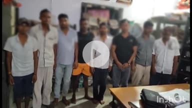 आरा: आरा नगर थानान्तर्गत धरहरा मुसहर टोली एवं सपना सिनेमा हॉल के पास से अवैध जुआ खेलने में संलिप्त 8 अभियुक्त गिरफ्तार