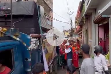 कांके: यमुनानगर के राधा कृष्ण मंदिर से निकली कांवड़ यात्रा, बड़ी संख्या में महिलाएं और युवा हुए शामिल
