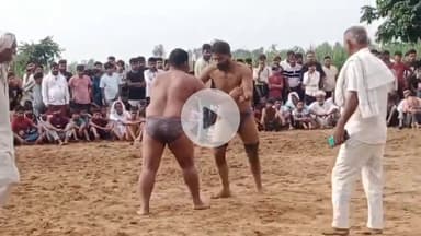 नौगावां सादात: नौगांवा के गांव सिरसा जाट में कुश्ती का आयोजन हुआ, पहलवानों ने बढ़-चढ़ कर लिया भाग