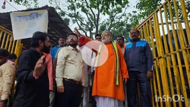 सिरोंज: MLA उमाकांत शर्मा ने 4 अगस्त को निकलने वाली विशाल कांवड़ यात्रा को लेकर देवपुर धाम में व्यवस्थाओं का लिया जायजा