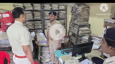 बगहा: बगहा एसपी ने पुलिस कार्यालय, बगहा का औचक निरीक्षण किया