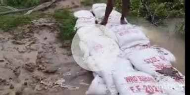 फतुहा: लगातार बारिश से बरसाती नदियों में आया उफान, फतुहा के दक्षिणी इलाके फिर बाढ़ की चपेट में