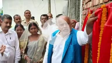 राजगीर: राजगीर प्रखंड में ग्रामीण विकास मंत्री ने 30 लाख से अधिक की योजनाओं का किया उद्घाटन
