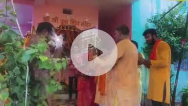 पूर्णिया पूर्व: सतडोभा में नवनिर्मित शिव मंदिर में शिवलिंग प्राण प्रतिष्ठा के लिए निकाली गई भव्य कलश यात्रा