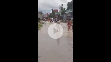 परिहार: परवाहा लालबंदी पथ पर हरदी नदी का कहर, बंसबरिया-लहुरिया मार्ग जलमग्न