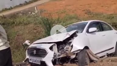 सिवनी: खैरीटेक के पास तेज रफ्तार कार दुर्घटनाग्रस्त, कार चालक घायल