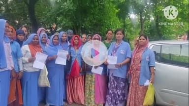 दौसा: राखी पर सरकार की ओर से विशेष सौगात की मांग को लेकर आशा सहयोगिनी ने जिला कलेक्ट्रेट पहुंचकर किया प्रदर्शन, दिया ज्ञापन