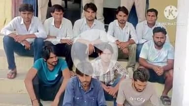 करौली: माचडी मोड़ पर ढाबे पर झगड़ा कर रहे 11 व्यक्तियों को नादौती पुलिस ने किया गिरफ्तार