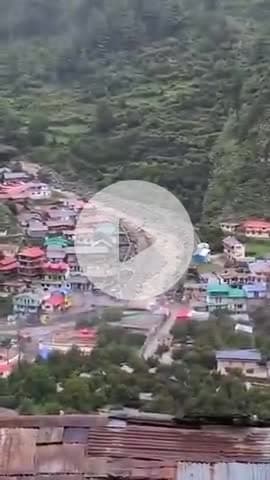उत्तराखंड के धराली में बादल फटने से आई भरी तबाही #Uttarakhan #Dharali
