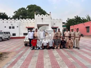 बीकानेर: जामसर थाना में जमीनी विवाद के चलते शांति भंग के आरोप में 7 लोगों को जामसर रोड से किया गिरफ्तार