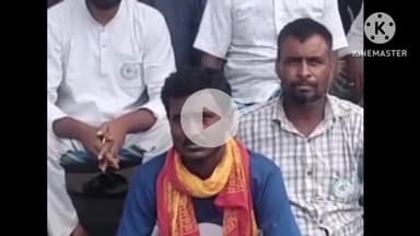 बगहा: बगहा में यूरिया की किल्लत और मुआवजे को लेकर ज्ञापन सौंपा गया