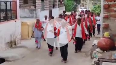 मारवाड़ जंक्शन: मारवाड़ जंक्शन के आऊवा गांव स्थित कामेश्वर महादेव मंदिर से निकली कावड़ यात्रा, नगरवासियों ने किया भव्य स्वागत