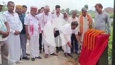 सिलाव: राजगीर विधायक कौशल किशोर ने सिलाव के हल्दीनगर गांव में पक्की सड़क का किया उद्घाटन