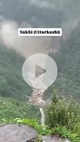 थराली गंगोत्री आपदाग्रस्त क्षेत्र
