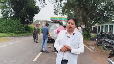 लोहरदगा: बड़की चापि पेट्रोल पंप के पास दिल दहला देने वाला हादसा, सीसीटीवी में कैद