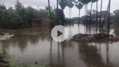 बाढ़: बाढ़ प्रखंड: गुलाबबाग चौक के पास नाले व बारिश का पानी घरों में घुसा, लोग परेशान