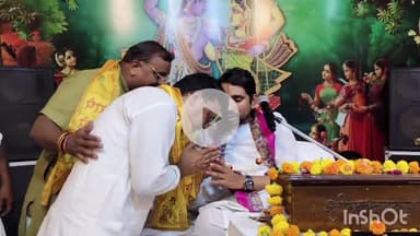 कर्वी: परिक्रमा मार्ग में बरहा के हनुमान जी के पास स्थित राम जानकी मंदिर में भागवत कथा की समाप्ति हुई