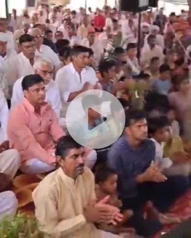 तारानगर: गांव पूनसीसर में पूज्य महंत श्री कानपुरी महाराज ने अपने मुखारविंद से श्रीमद्भागवत कथा का किया बहुत ही सुंदर चित्रण