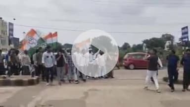 झालरापाटन: झालरापाटन में कांग्रेस का प्रदर्शन, तहसील कार्यालय पर नारेबाजी, फसलों के नुकसान का सर्वे और मुआवजे की मांग