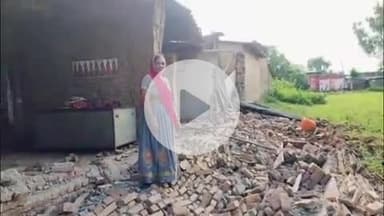 दीगोद: बूढादीत क्षेत्र के बनेठिया में बरसात से पक्का मकान क्षतिग्रस्त, बड़ा हादसा टला, प्रशासन से मदद की गुहार