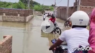 मुंगेर: मुंगेर में गंगा खतरे के निशान से 8 सेमी ऊपर, शहरी इलाके में घुसा बाढ़ का पानी, शहरवासी चिंतित